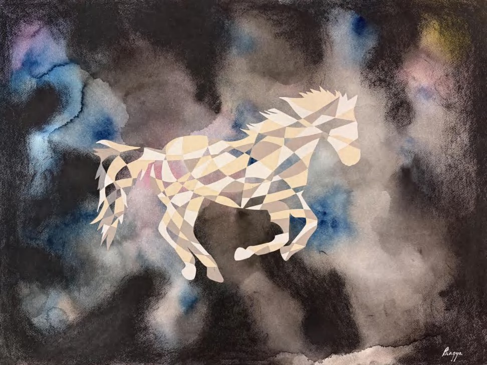 Stallion at Dusk by Pragya Jain